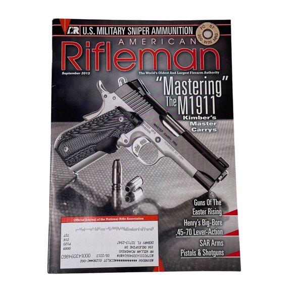 American Rifleman NRA Magazine September  2013 Vol 161 No 9 u National Rifle Ass - Picture 1 of 14